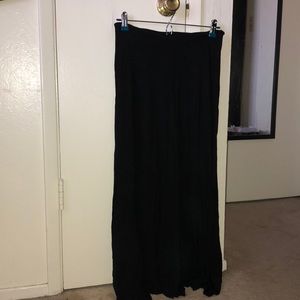 Black maxi skirt